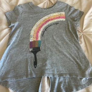 grey tee for girls